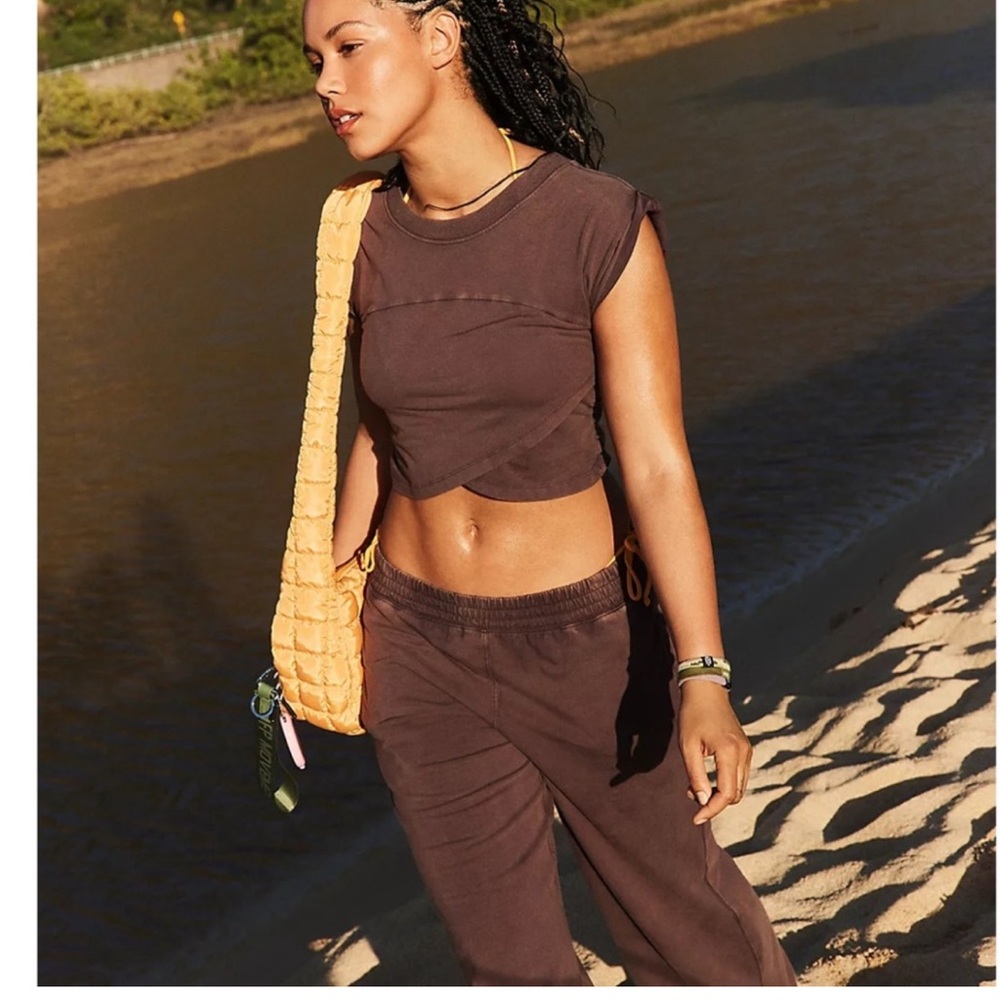 Free People Dark Espresso top only